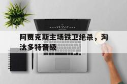 米兰体育APP-阿贾克斯主场铁卫绝杀，淘汰多特晋级